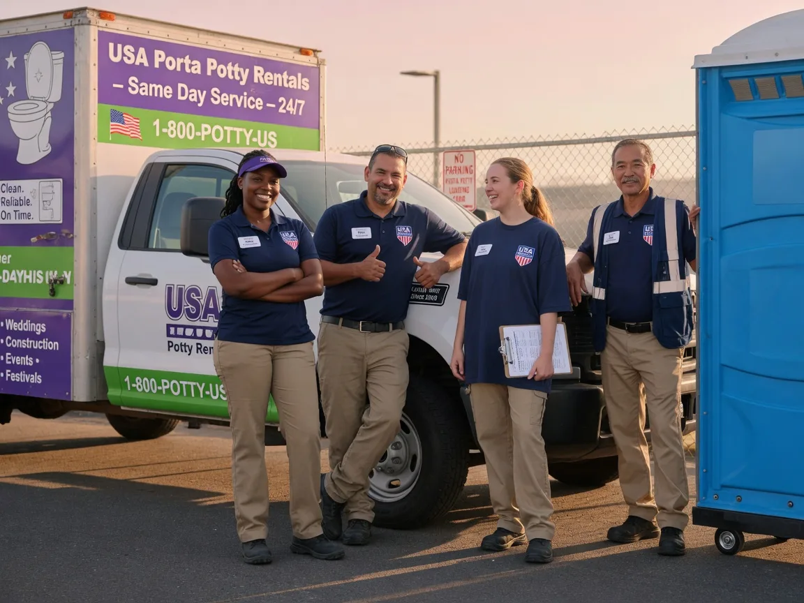 Porta Potty Rental company in Emden, MO